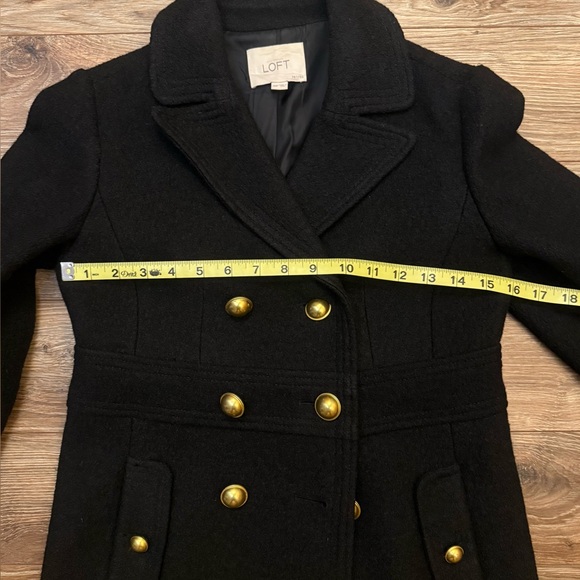 AT Black Pea Coat - Picture 6 of 7